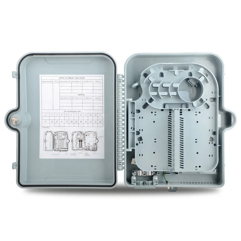 FTTH FAT Outdoor IP65 wall or pole mounted 24 port optical fiber distribution box fiber access terminal box
FTTH FAT Outdoor IP65 wall or pole mounted 24 port optical fiber distribution box fiber access terminal box