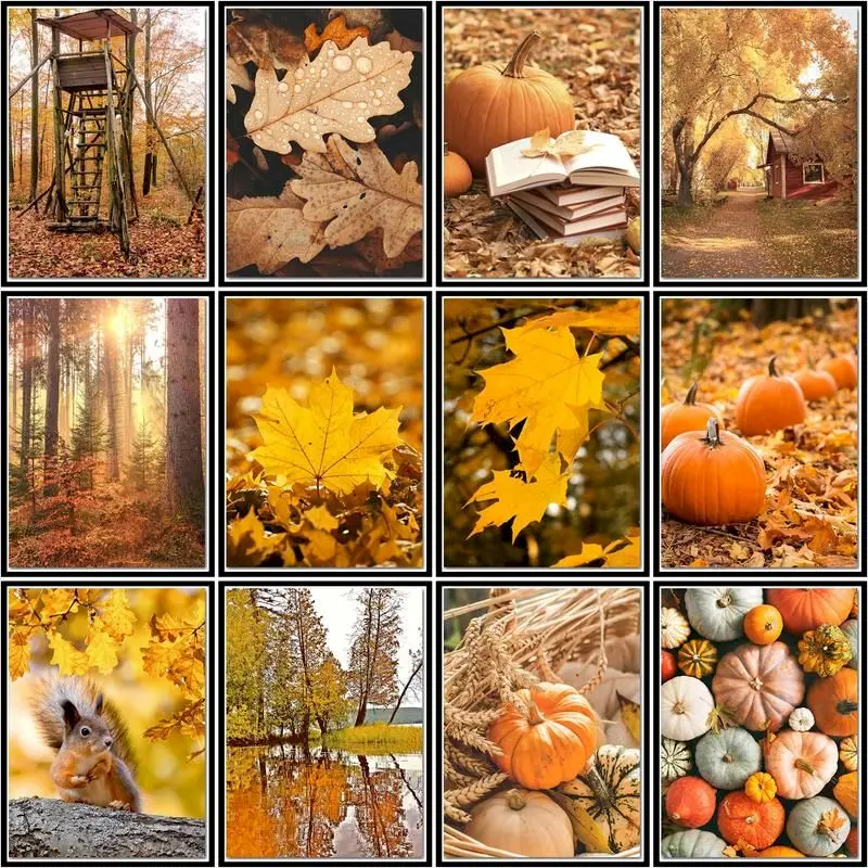 GATYZTORY Oil Painting Autumn Scenery Kits Handpainted Picture By Number Pumpkin Drawing On Canvas Home Decoration Diy Gift
GATYZTORY Oil Painting Autumn Scenery Kits Handpainted Picture By Number Pumpkin Drawing On Canvas Home Decoration Diy Gift