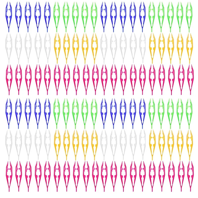 120Pcs Plastic Tweezers For Kids Beads Projects Craft Science Forceps Tools School Use DIY Crafts Jewelry Making
120Pcs Plastic Tweezers For Kids Beads Projects Craft Science Forceps Tools School Use DIY Crafts Jewelry Making
