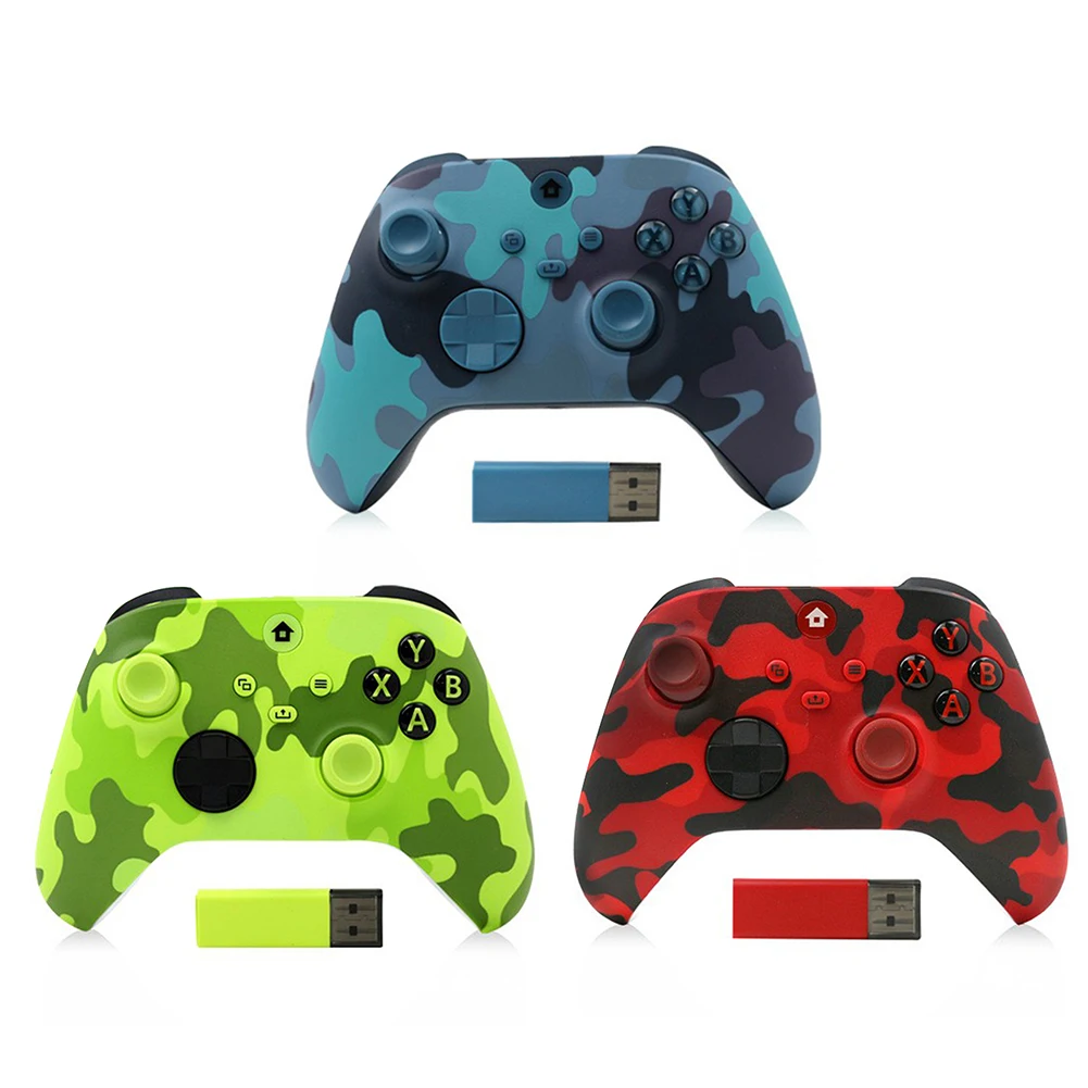 2.4G Wireless Games Handle Anti-skid Wireless Gamepad Controller Replacement Headphone Jack for XBOX SERIES X/S
2.4G Wireless Games Handle Anti-skid Wireless Gamepad Controller Replacement Headphone Jack for XBOX SERIES X/S