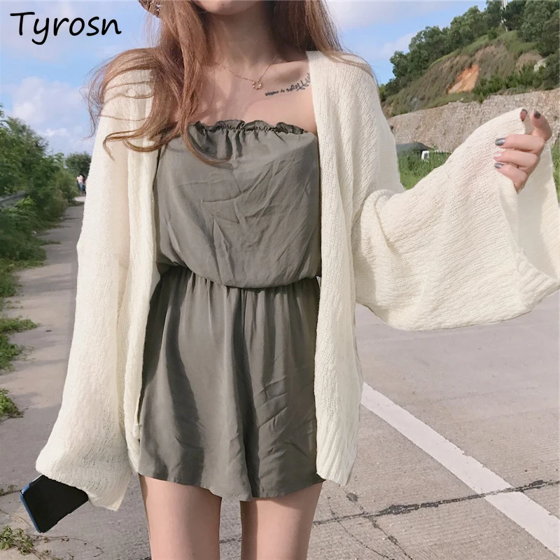Women Cardigans Open Stitch Elegant Ladies Sunproof Tender Solid Coats All-match Daily S-3XL Sweaters Vintage Sweet Thin Clothes
Women Cardigans Open Stitch Elegant Ladies Sunproof Tender Solid Coats All-match Daily S-3XL Sweaters Vintage Sweet Thin Clothes