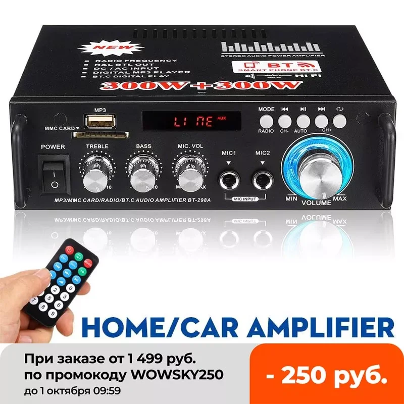 New2022 bluetooth Home Amplifiers Audio bluetooth Amplifier Subwoofer Amplifier Home Theater Sound System Mini Amplifier Profess
New2022 bluetooth Home Amplifiers Audio bluetooth Amplifier Subwoofer Amplifier Home Theater Sound System Mini Amplifier Profess