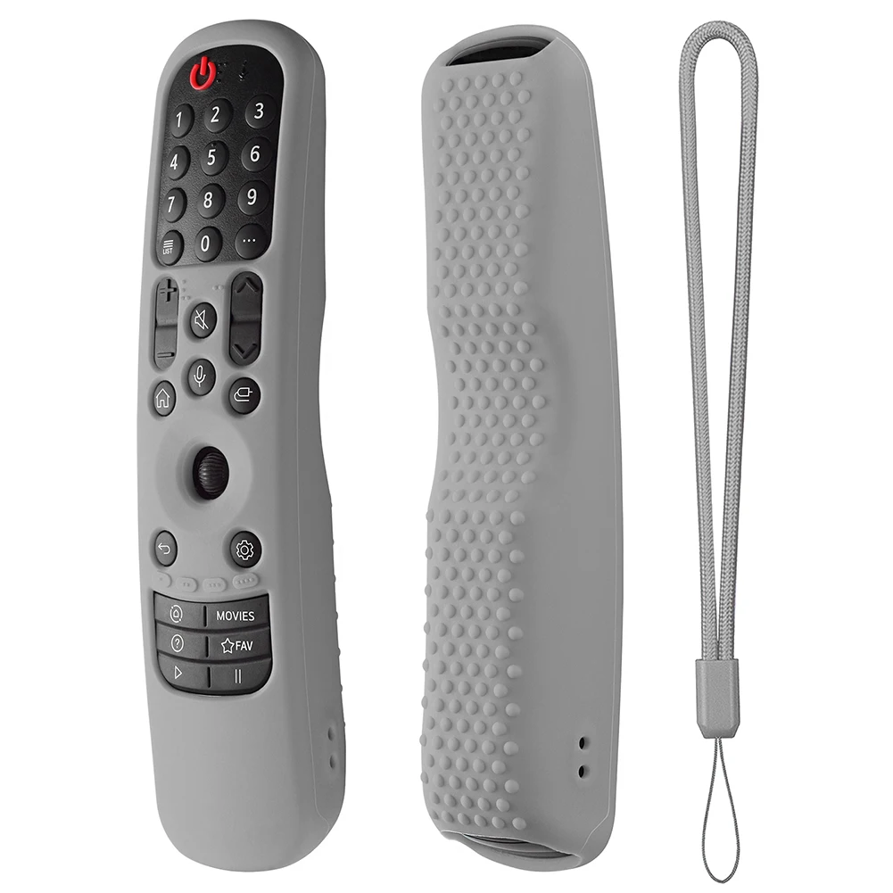 For LG MR21GA / MR21GC Smart TV Remote Control Protective Case Shockproof Durable Silicone Cover Drop-Proof Shell 
For LG MR21GA / MR21GC Smart TV Remote Control Protective Case Shockproof Durable Silicone Cover Drop-Proof Shell