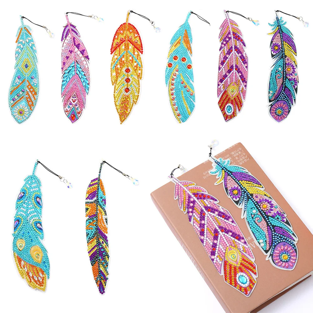 5D DIY Special Shaped Diamond Painting Bookmark PU Leather Tassel Book mark Rhinestone Embroidery Heart Butterfly Cross Stitch
5D DIY Special Shaped Diamond Painting Bookmark PU Leather Tassel Book mark Rhinestone Embroidery Heart Butterfly Cross Stitch