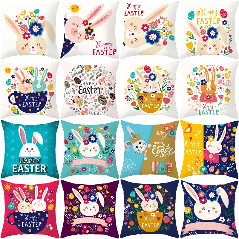 45x45cm Easter Pillowcase Rabbit Easter Decorations for Home Bunny Egg Happy Easter Party Supplies Birthday Gifts 
45x45cm Easter Pillowcase Rabbit Easter Decorations for Home Bunny Egg Happy Easter Party Supplies Birthday Gifts