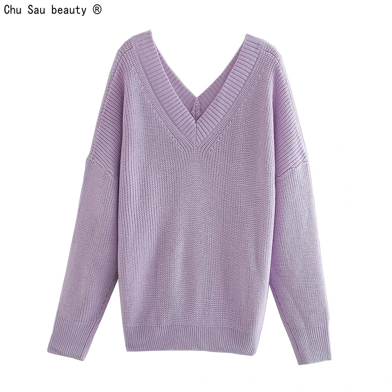 Autumn 2021 New Korean Vintage Casual Fashion V-Neck Long-Sleeve Loose Female Solid Color All-Match Sweater Pullover Women
Autumn 2021 New Korean Vintage Casual Fashion V-Neck Long-Sleeve Loose Female Solid Color All-Match Sweater Pullover Women