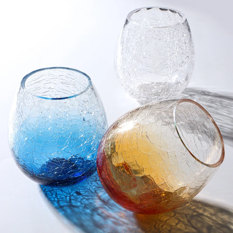 Creative Ice Crack Gradient Color Glasses for champagne drinkware cups and mugs whiskey glass Shot glasses for vodka
Creative Ice Crack Gradient Color Glasses for champagne drinkware cups and mugs whiskey glass Shot glasses for vodka