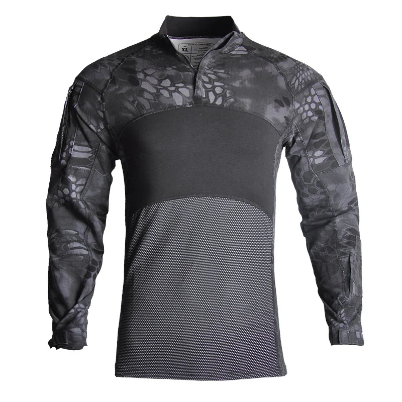 Outdoor Tactical Combat Shirt Men Cotton Military Uniform Camouflage Hiking T Shirt Multicam US Army Clothes Long Sleeve Shirts
Outdoor Tactical Combat Shirt Men Cotton Military Uniform Camouflage Hiking T Shirt Multicam US Army Clothes Long Sleeve Shirts