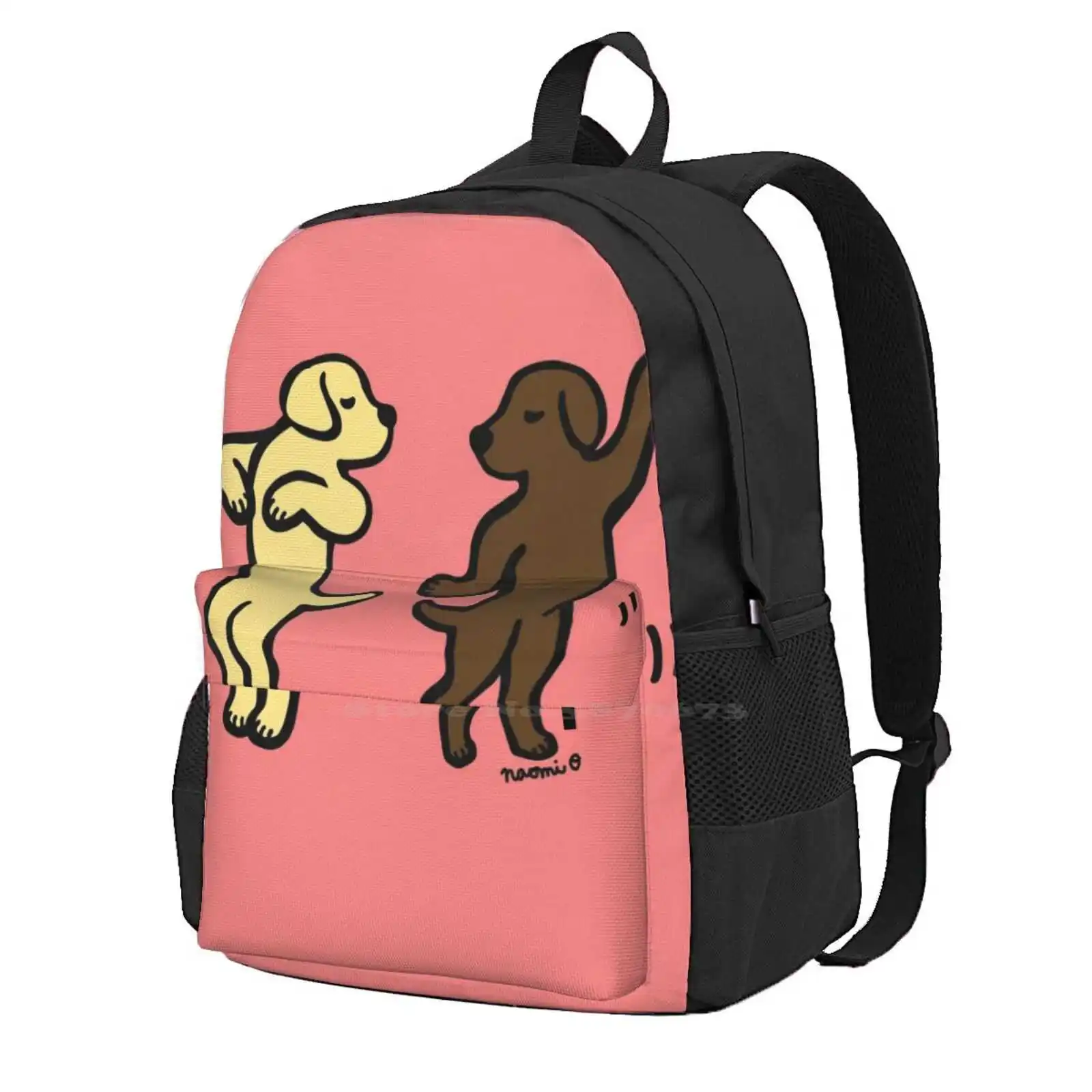 Желтый лабрадор и Лабрадор для танцев, школьная сумка, вместительный рюкзак для ноутбука 15 дюймов, лабрадор и желтый шоколад 
Желтый лабрадор и Лабрадор для танцев, школьная сумка, вместительный рюкзак для ноутбука 15 дюймов, лабрадор и желтый шоколад