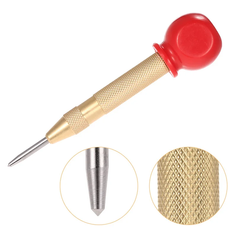 5 Inch Automatic Center Pin Punch Spring Loaded Marking Starting130MM Center Drill High Speed Steel Handlefor Metal Drill
5 Inch Automatic Center Pin Punch Spring Loaded Marking Starting130MM Center Drill High Speed Steel Handlefor Metal Drill