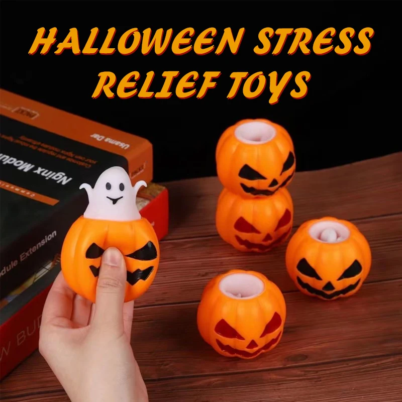 Игрушка-антистресс в виде тыквы, призрака, тыквы
Игрушка-антистресс в виде тыквы, призрака, тыквы
