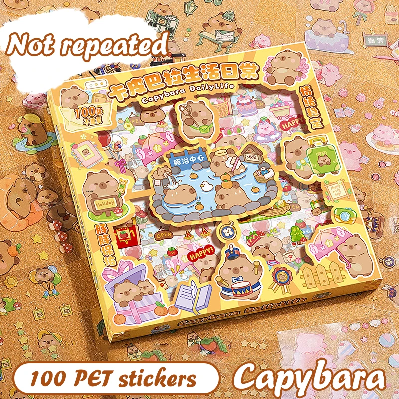 Стикеры с капибарой 100 шт
Стикеры с капибарой 100 шт