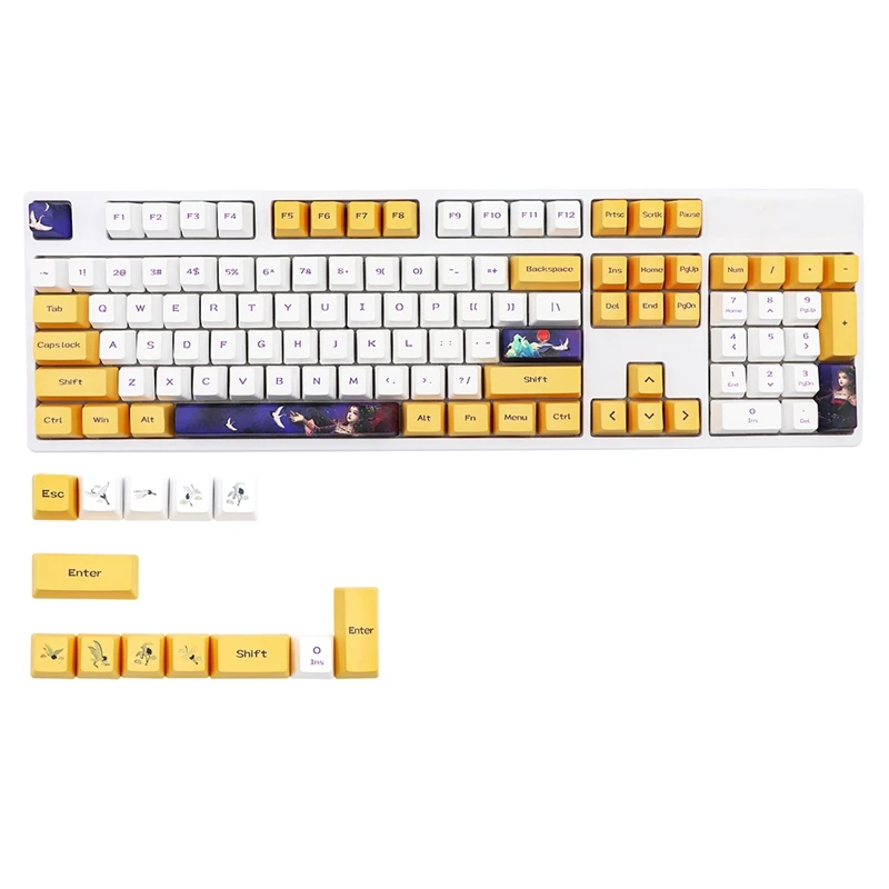 Huadan 117 Key Dye Subbed Keycap Keycaps For Mx Switches Dz60 Gk61 Sk61 96 108 1.75 Shift Key Cap
Huadan 117 Key Dye Subbed Keycap Keycaps For Mx Switches Dz60 Gk61 Sk61 96 108 1.75 Shift Key Cap