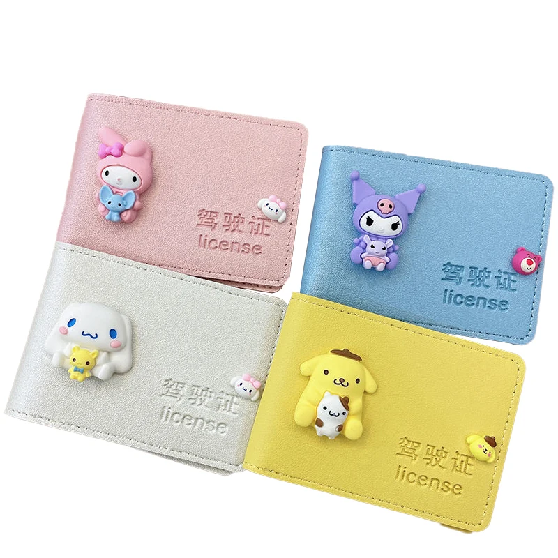 Kawaii Sanriod My Melody Kuromi Hello Kitty Cinnamoroll Female Cartoon Driver's License Protective Case Driving Certificate Case
Kawaii Sanriod My Melody Kuromi Hello Kitty Cinnamoroll Female Cartoon Driver's License Protective Case Driving Certificate Case