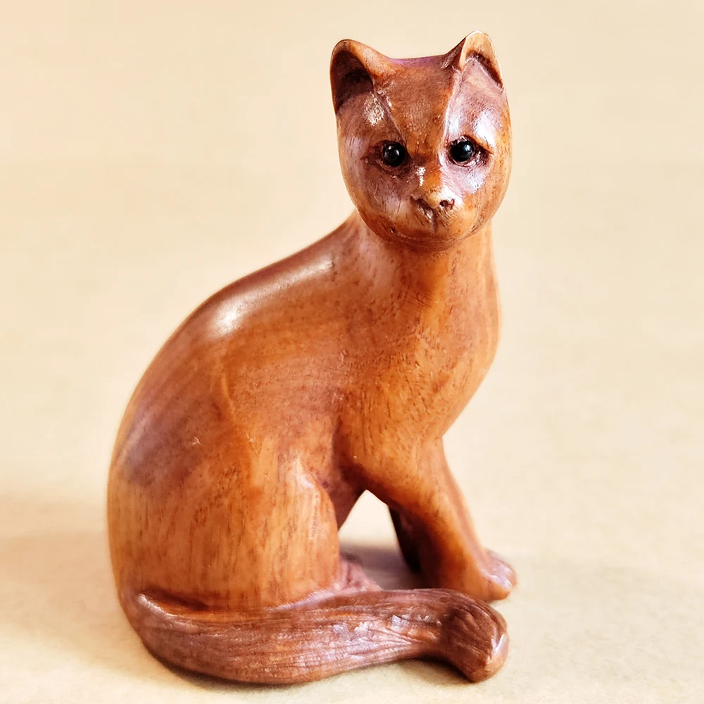 Y8512 - 20 лет, 2 дюйма, резная вручную японская железная древесина Netsuke-красивая кошка
Y8512 - 20 лет, 2 дюйма, резная вручную японская железная древесина Netsuke-красивая кошка