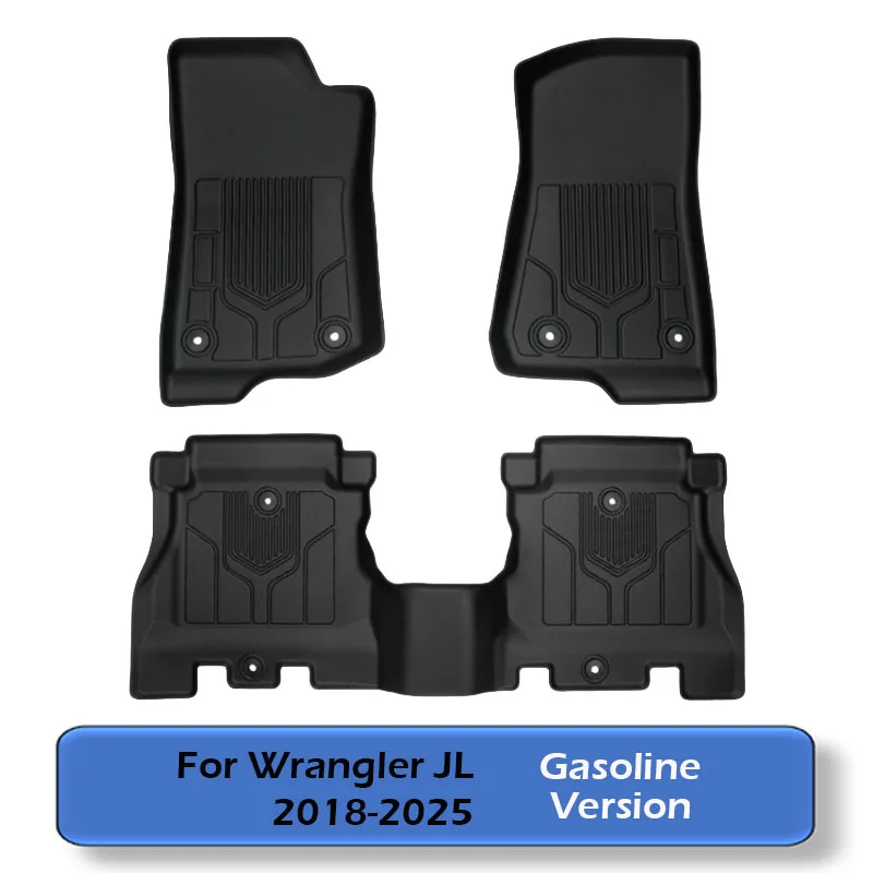 Коврики TPE для Jeep Wrangler JL 2018-2025 и 4XE, 4-дверные, водонепроницаемые, нескользящие, для защиты от любых погодных условий, коврик для багажника
Коврики TPE для Jeep Wrangler JL 2018-2025 и 4XE, 4-дверные, водонепроницаемые, нескользящие, для защиты от любых погодных условий, коврик для багажника