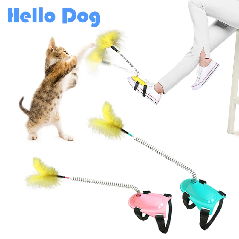 Creative Cat Toys Interactive Toy Feather Wand Cat Teaser Toy Foot Funny Kitten Toy Hand Free Interesting Pet Products New
Creative Cat Toys Interactive Toy Feather Wand Cat Teaser Toy Foot Funny Kitten Toy Hand Free Interesting Pet Products New