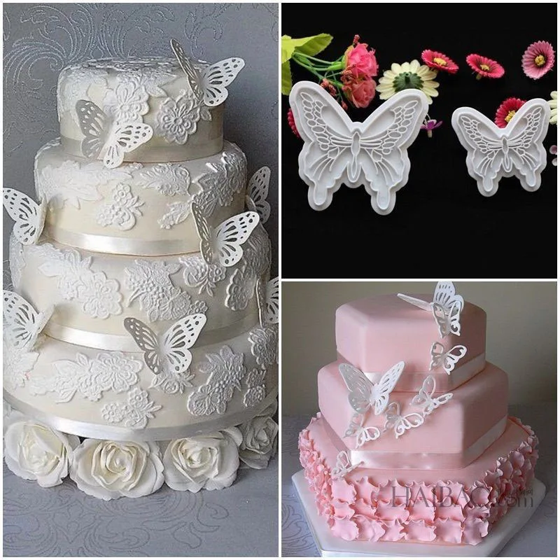 2Pcs Food Grade Butterfly Shape Cupcake Pastry Embossing Accessories Cake Mold Fondant Cookie Cutters Plastic Kitchen Gadgets
2Pcs Food Grade Butterfly Shape Cupcake Pastry Embossing Accessories Cake Mold Fondant Cookie Cutters Plastic Kitchen Gadgets