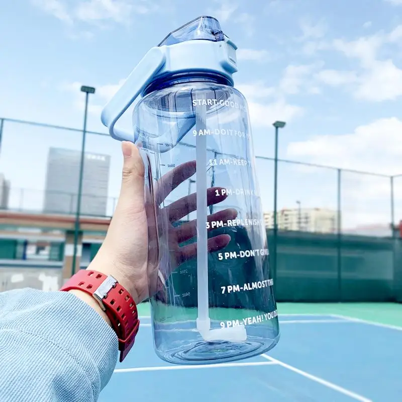 2L Motivational Water Bottle With Time Marker Flip-Flop BPA Free Fitness Water Cup Large Capacity Outdoor Kettle Drinking Jugs
2L Motivational Water Bottle With Time Marker Flip-Flop BPA Free Fitness Water Cup Large Capacity Outdoor Kettle Drinking Jugs