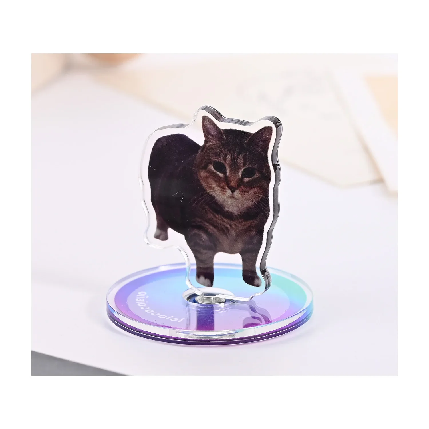 Креативные акриловые вращающиеся подставки Oiiaioo Meme с рисунком кота, украшения для стола, аксессуары для дома, декор для автомобиля, подарок для взрослых
Креативные акриловые вращающиеся подставки Oiiaioo Meme с рисунком кота, украшения для стола, аксессуары для дома, декор для автомобиля, подарок для взрослых