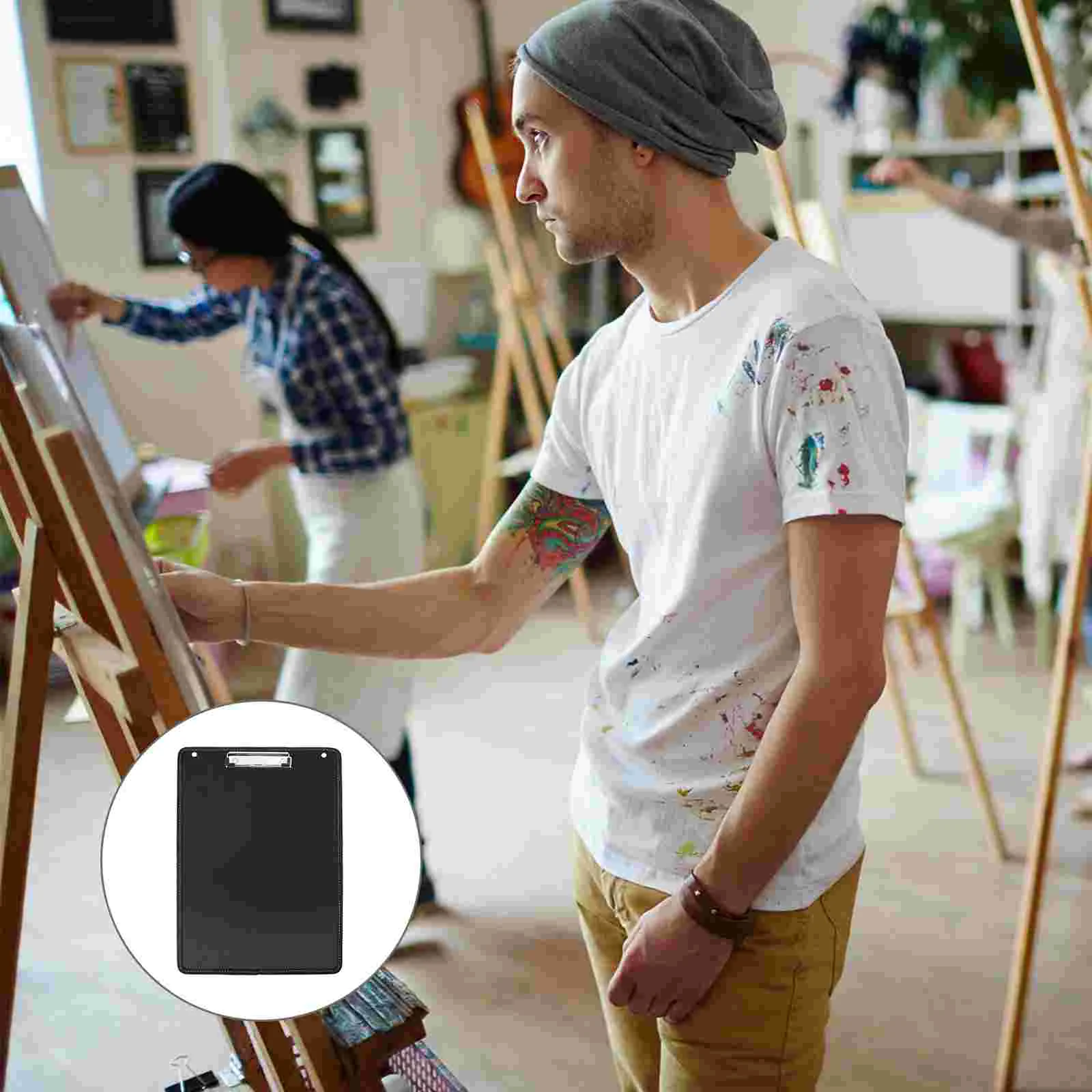 1pc Portable Indoor Sturdy Waterproof Sketching Clipboard Painting Drawing Board
1pc Portable Indoor Sturdy Waterproof Sketching Clipboard Painting Drawing Board