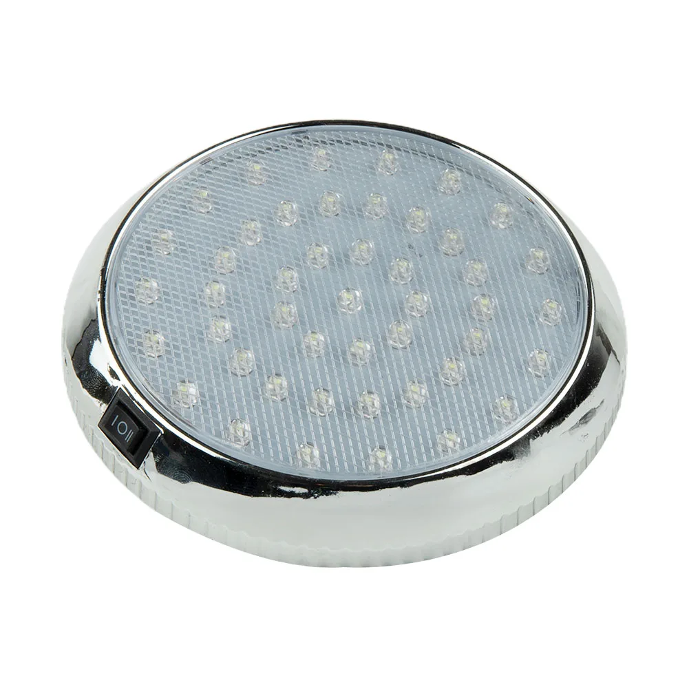 46LED Ceiling Cabin Light 12V Caravan Campervan Van Trailer Interior Lamp LED Interior Roof Light For Decoration Lights White
46LED Ceiling Cabin Light 12V Caravan Campervan Van Trailer Interior Lamp LED Interior Roof Light For Decoration Lights White