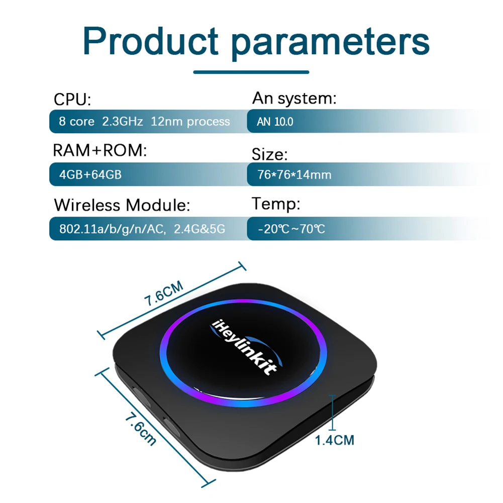 AI Box CarPlay Adapter Wireless AN 10 With SIM TF Card Port 8 Cores IHeylinkit Support Built-in 5G High Quality
AI Box CarPlay Adapter Wireless AN 10 With SIM TF Card Port 8 Cores IHeylinkit Support Built-in 5G High Quality