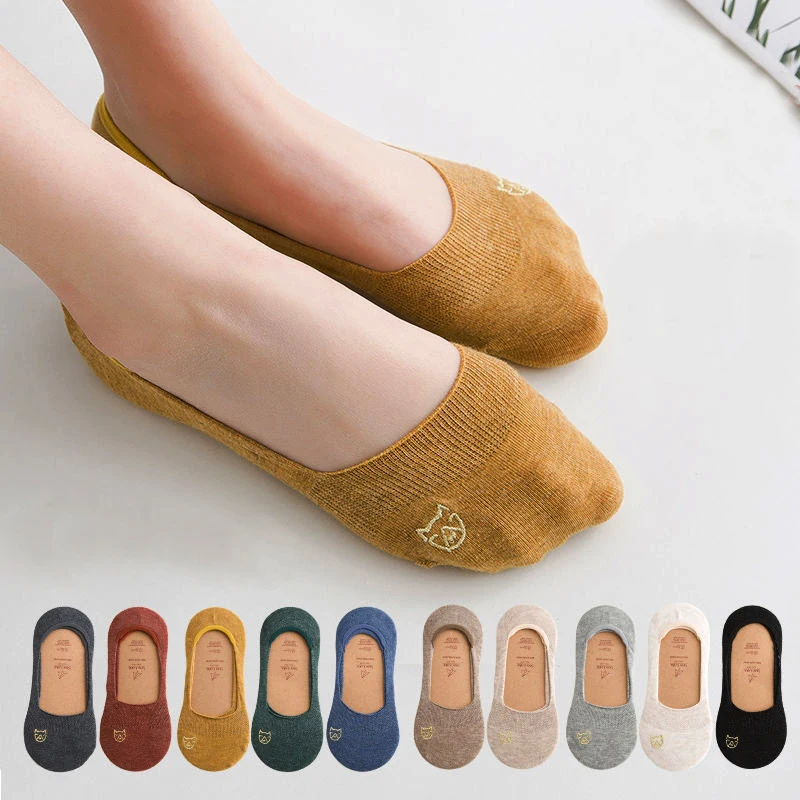 1 Pairs Women Solid Embroidery Animal Crew Socks Cotton Casual Streetwear Cute Funny Short Shallow Mouth Ankle Boat Socks
1 Pairs Women Solid Embroidery Animal Crew Socks Cotton Casual Streetwear Cute Funny Short Shallow Mouth Ankle Boat Socks
