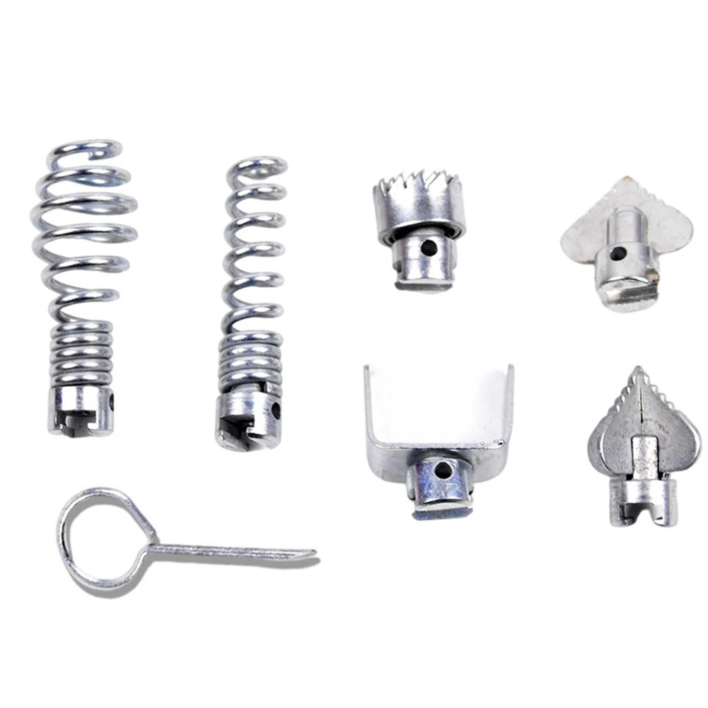 7Pcs Drain Cleaner Cutter Set 16mm Dredging Tools Combination Spring Cutter Head For Dredging Machine Power Tools Parts
7Pcs Drain Cleaner Cutter Set 16mm Dredging Tools Combination Spring Cutter Head For Dredging Machine Power Tools Parts
