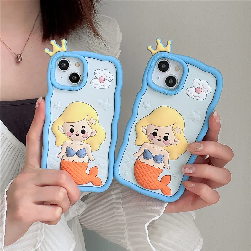The Mermaid Silicone Phone Case For IPhone 14 Pro Max 13 12 11 Pro Max Mini XR XS X Plus Drop Resistant Protective Soft Cover
The Mermaid Silicone Phone Case For IPhone 14 Pro Max 13 12 11 Pro Max Mini XR XS X Plus Drop Resistant Protective Soft Cover