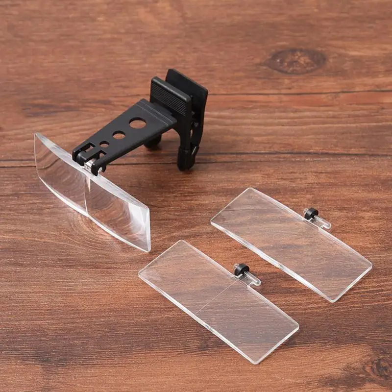 Hot Selling Glasses Clip Type Magnifying Glass Multiple Lenses 1.5X2.5X3.5X Multiple Acrylic 19156-2 Reading Magnifying Glass
Hot Selling Glasses Clip Type Magnifying Glass Multiple Lenses 1.5X2.5X3.5X Multiple Acrylic 19156-2 Reading Magnifying Glass