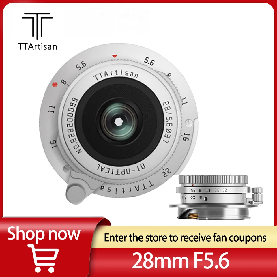 TTArtisan 28 мм F5.6 Полнокадровый объектив с большой диафрагмой, ручной основной объектив для камер Leica M-Mount, доступны два цвета
TTArtisan 28 мм F5.6 Полнокадровый объектив с большой диафрагмой, ручной основной объектив для камер Leica M-Mount, доступны два цвета