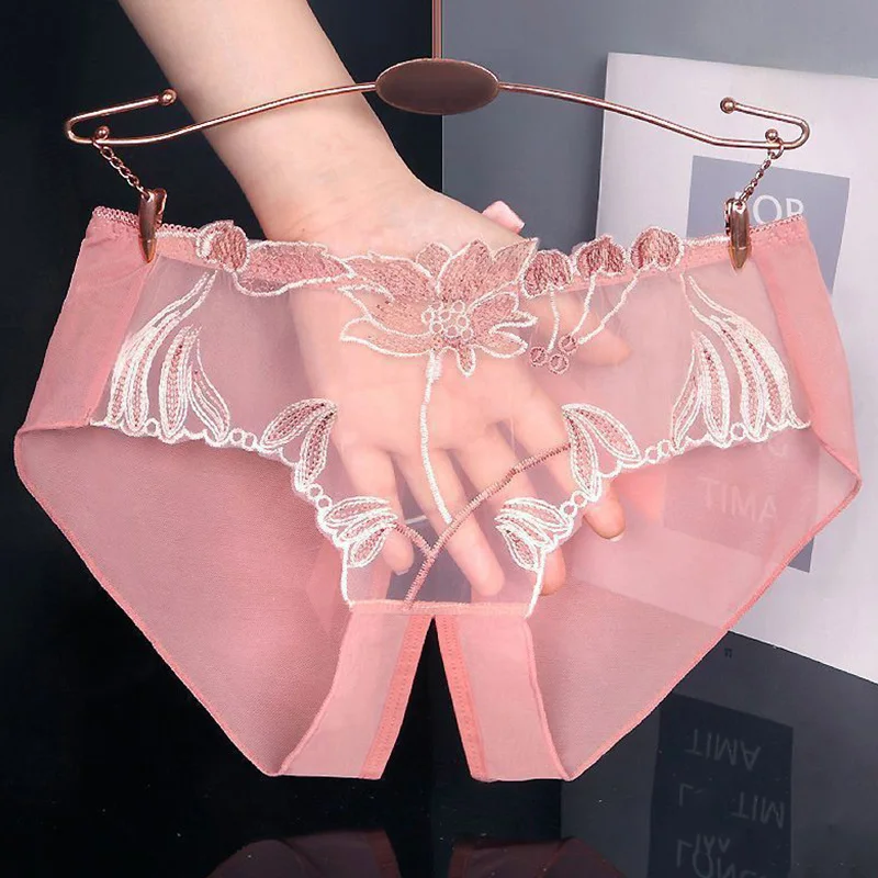 Mesh Bowknot See Through Open Crotch Lace Briefs Thong Sexy Fashion Embroidery Floral Panties Underwear Exotic Lingeri Low Waist
Mesh Bowknot See Through Open Crotch Lace Briefs Thong Sexy Fashion Embroidery Floral Panties Underwear Exotic Lingeri Low Waist
