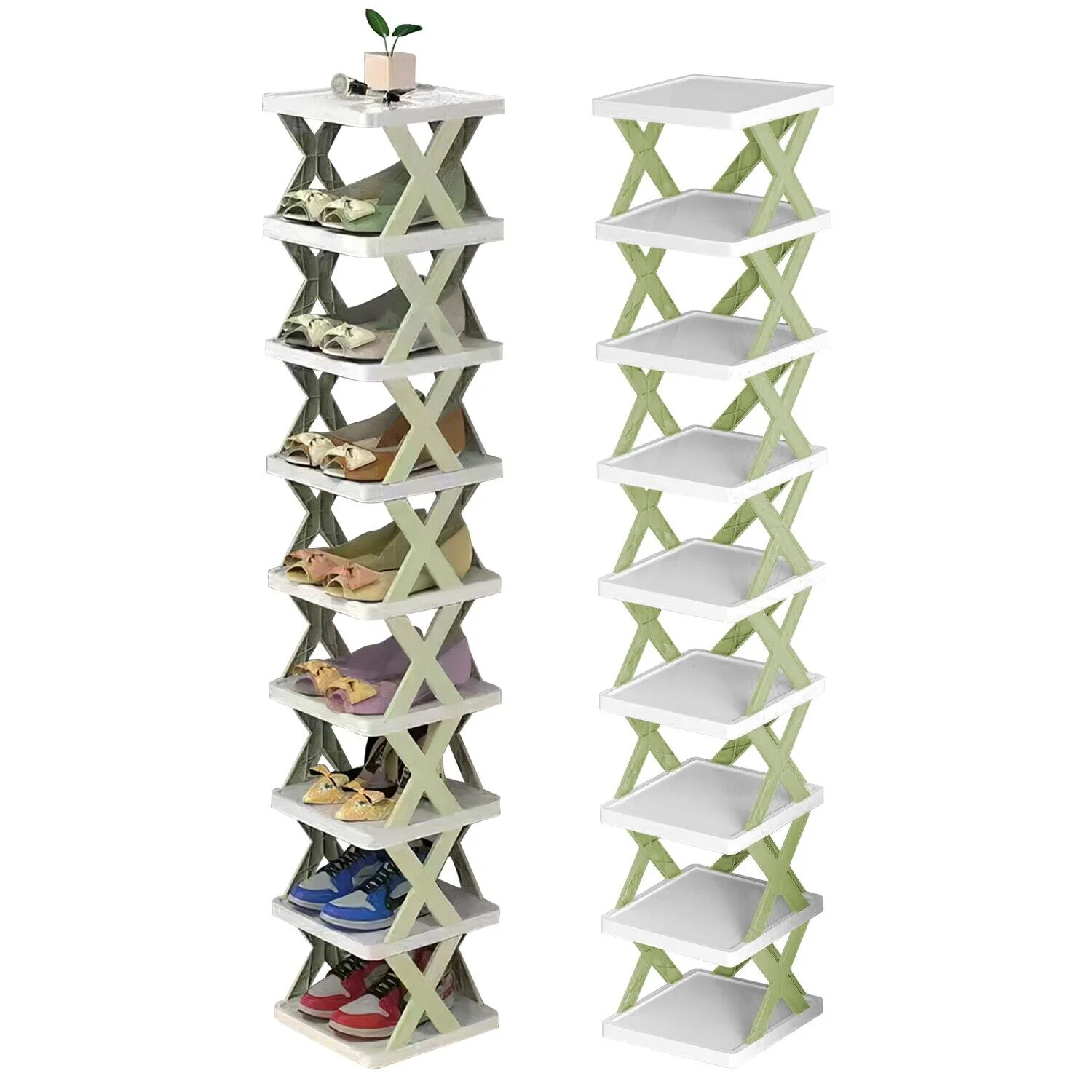 Shoe Rack Stackable Organizer Shelf Shoes Holder Sports Tall Foldable Pp Stand Shelves
Shoe Rack Stackable Organizer Shelf Shoes Holder Sports Tall Foldable Pp Stand Shelves