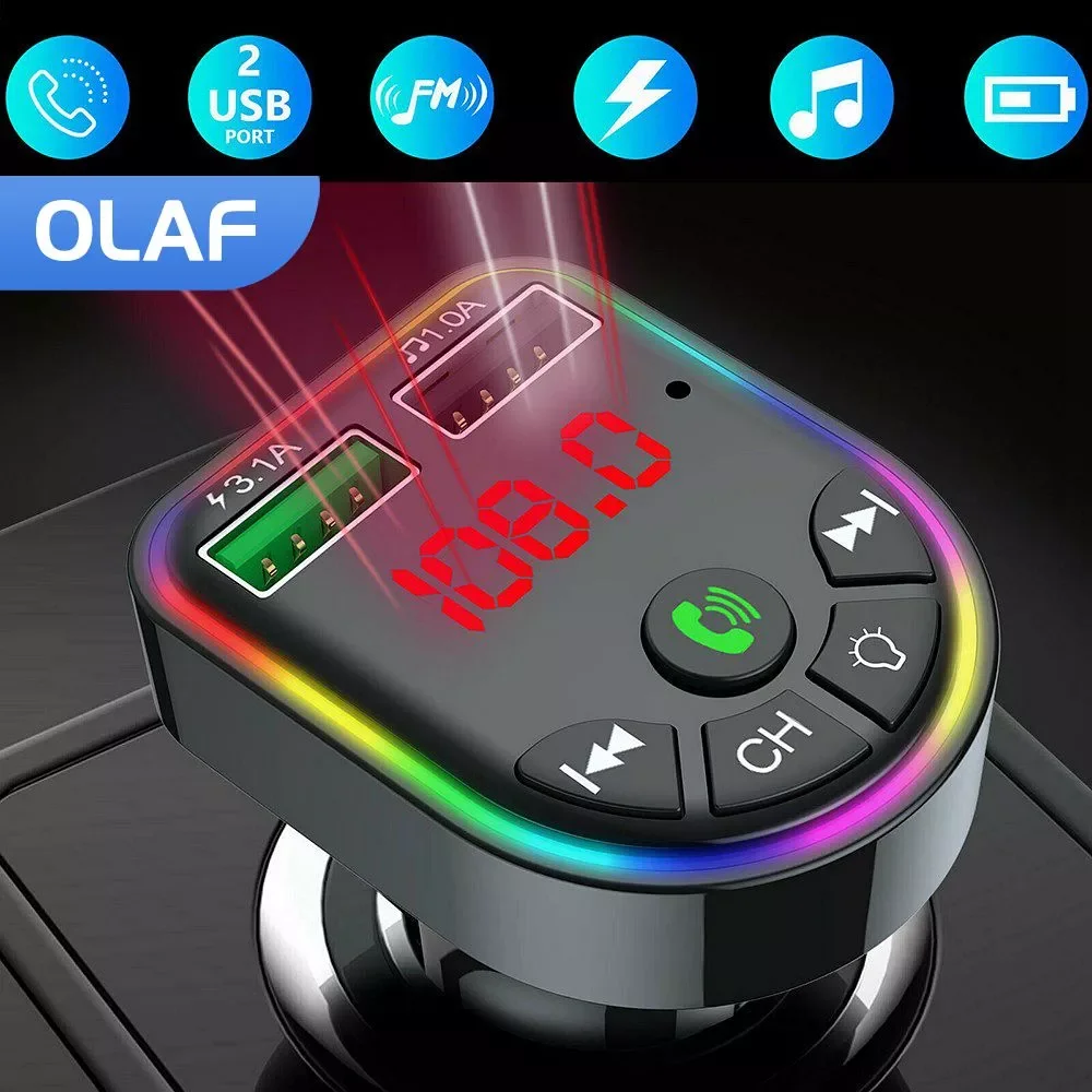 Bluetooth 5.0 Dual USB Fast Charger For Car FM Transmitter Wireless Handsfree Audio Receiver MP3 Player Auto Accessories
Bluetooth 5.0 Dual USB Fast Charger For Car FM Transmitter Wireless Handsfree Audio Receiver MP3 Player Auto Accessories