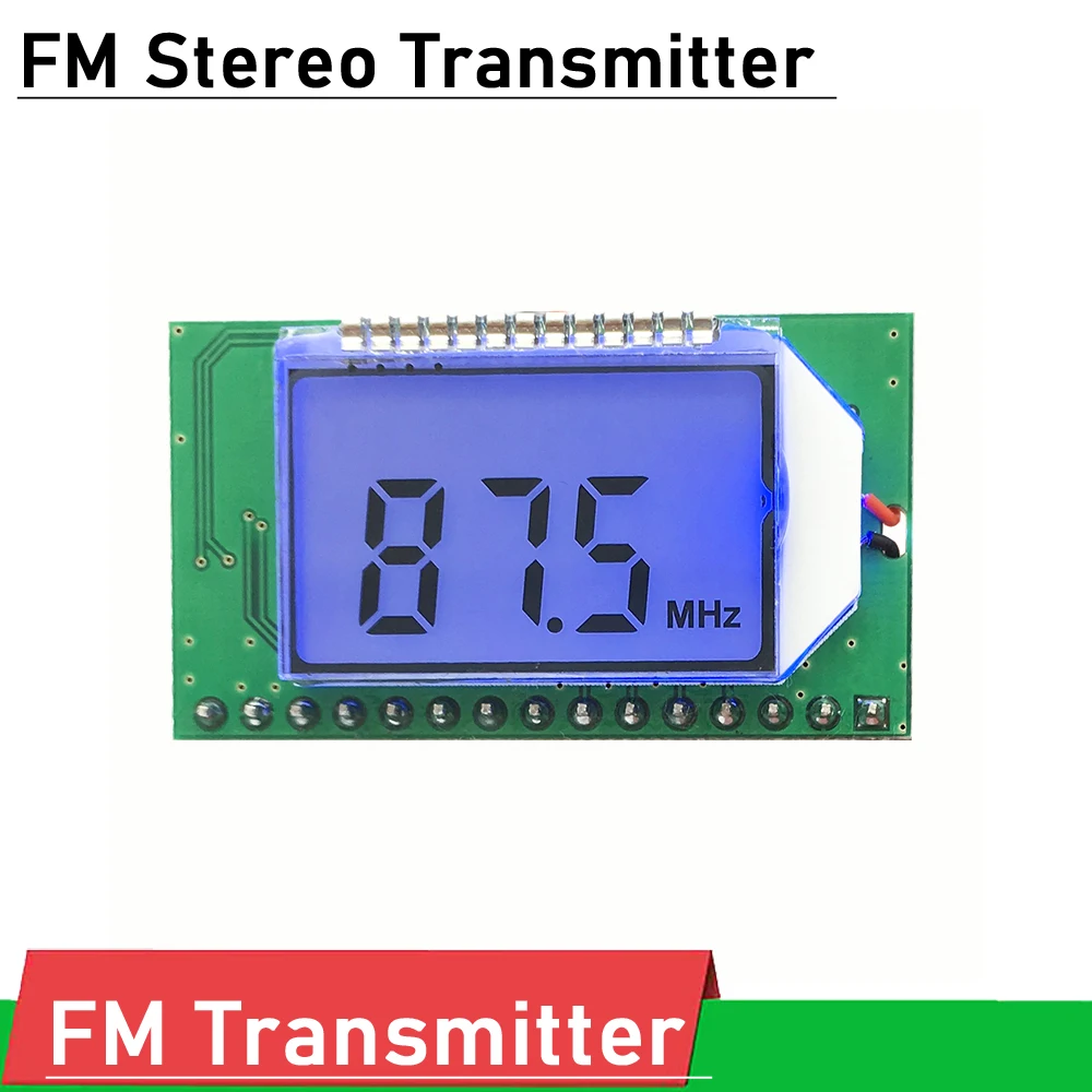 FM Transmitter 87M-108MHz Frequency LCD Screen Digital Radio Stereo DSP PLL Wireless Microphone FM Radio Board
FM Transmitter 87M-108MHz Frequency LCD Screen Digital Radio Stereo DSP PLL Wireless Microphone FM Radio Board