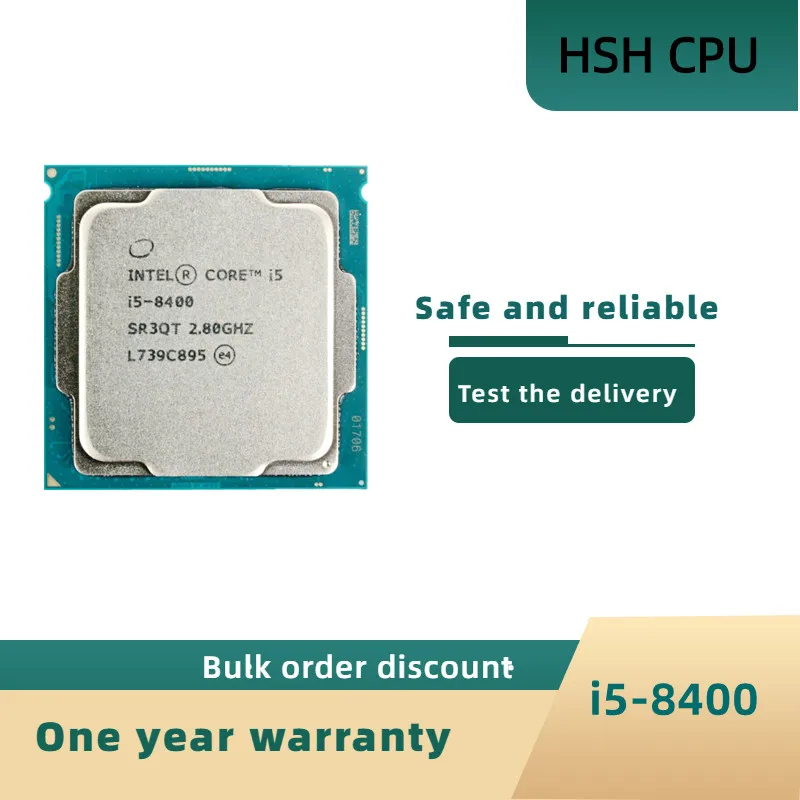 

Intel Core i5-8400 i5 8400 2.8 GHz Six-Core Six-Thread CPU Processor 9M 65W LGA 1151