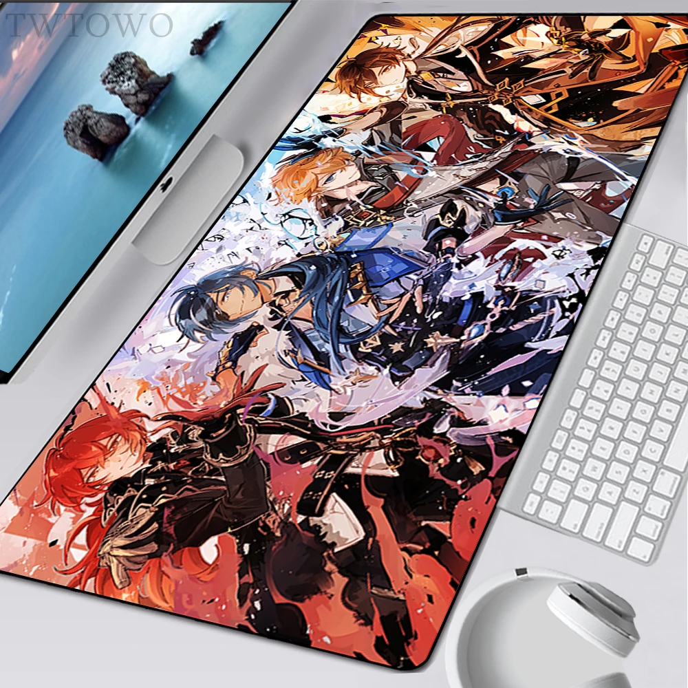 Mousepad Custom New keyboard pad MousePads Genshin Impact Kaeya Diluc Carpet Laptop Natural Rubber Office Desktop Mouse Pad
Mousepad Custom New keyboard pad MousePads Genshin Impact Kaeya Diluc Carpet Laptop Natural Rubber Office Desktop Mouse Pad