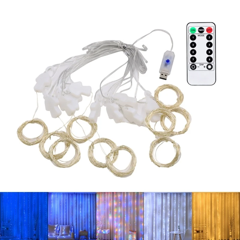 LED Fairy Lights Curtain Lights LED USB Operated Fairy Lights Shining Lighting P15F
LED Fairy Lights Curtain Lights LED USB Operated Fairy Lights Shining Lighting P15F