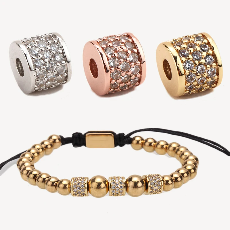 Spacer Beads for Jewelry Making Supplies Gold Color Tube Cylinder Needlework Beads Diy BraceletCopper Zircon Wholesale Lots Bulk
Spacer Beads for Jewelry Making Supplies Gold Color Tube Cylinder Needlework Beads Diy BraceletCopper Zircon Wholesale Lots Bulk