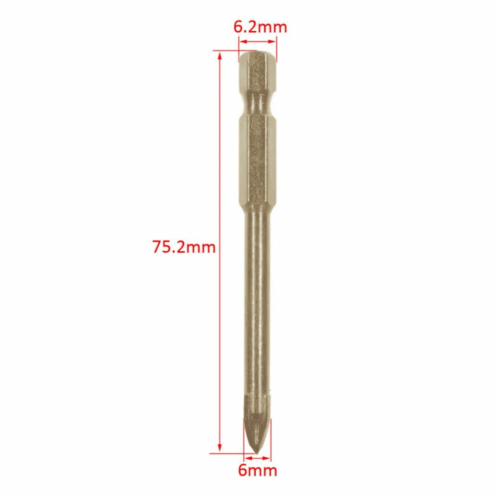10pcs 6mm Glass Drill Bits Titanium Ceramic Tile Marble Hex Shank Glass Drill Bit Carbide Wall Hole Cutter Power Tools Accessori
10pcs 6mm Glass Drill Bits Titanium Ceramic Tile Marble Hex Shank Glass Drill Bit Carbide Wall Hole Cutter Power Tools Accessori