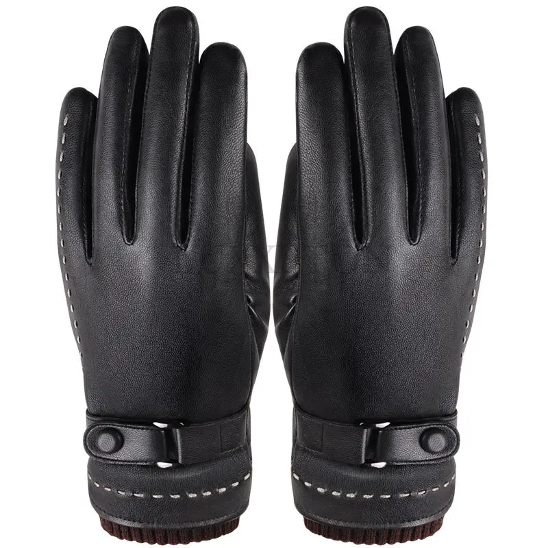 Unisex Winter Leather Gloves Cashmere Gloves Women Black Windproof Waterproof Touch Screen Gloves Men Winter Warm Fleece Mitten
Unisex Winter Leather Gloves Cashmere Gloves Women Black Windproof Waterproof Touch Screen Gloves Men Winter Warm Fleece Mitten