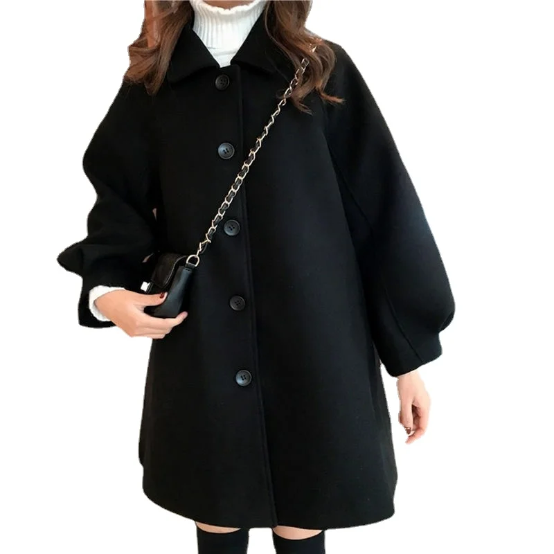2022 Women Long Woolen Coat Autumn Winter Tops Thickening Loose Outwear Female Over Knee Korean Style Woolen Slim Windproof
2022 Women Long Woolen Coat Autumn Winter Tops Thickening Loose Outwear Female Over Knee Korean Style Woolen Slim Windproof