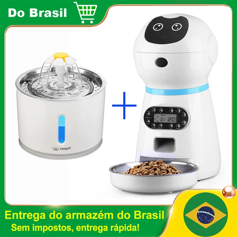 Automatic Dogs Cats Feeder 3.5L Dry Food Dispenser 2.4L Pet Cat Water Fountain Drink Feeder For Auto Pet Smart Feeders Bowl
Automatic Dogs Cats Feeder 3.5L Dry Food Dispenser 2.4L Pet Cat Water Fountain Drink Feeder For Auto Pet Smart Feeders Bowl