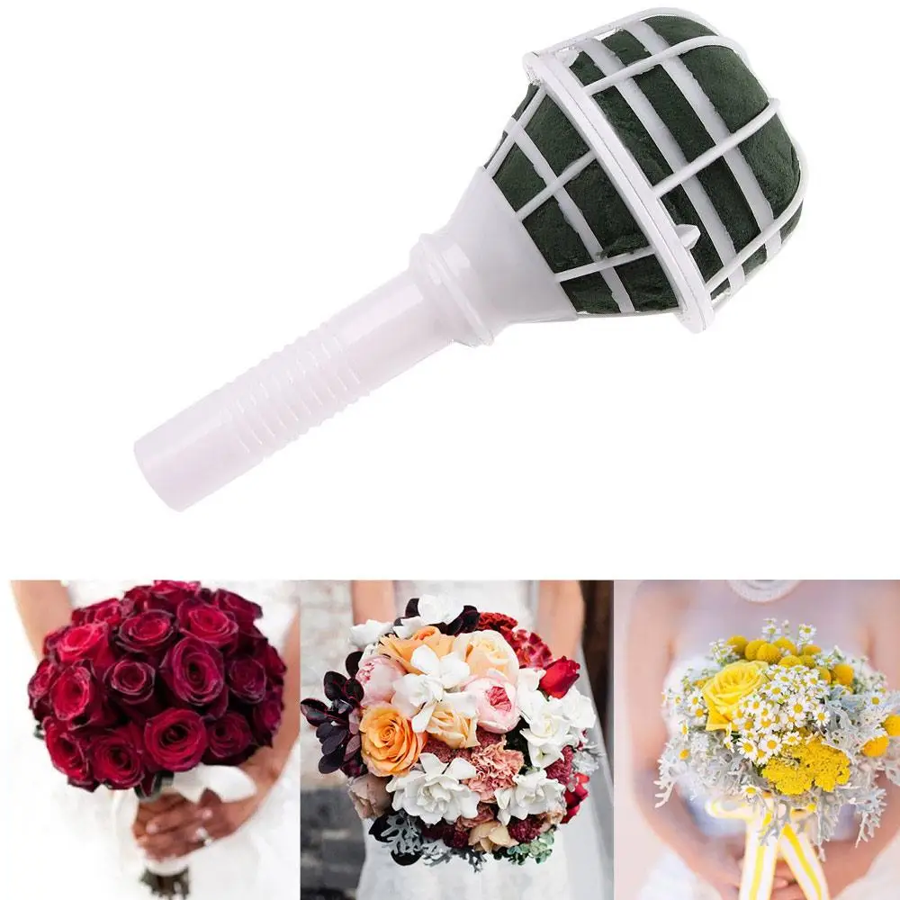 Practice DIY Decoration Fashion Gadget Wedding Supplies Bridal Floral Foam Bouquet Handle Flower Holder
Practice DIY Decoration Fashion Gadget Wedding Supplies Bridal Floral Foam Bouquet Handle Flower Holder