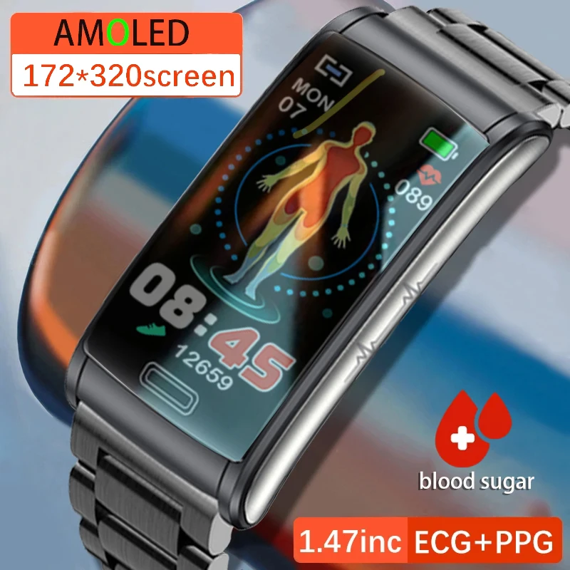 Новинка 2023, умные часы с монитором уровня глюкозы в крови, мужские водонепроницаемые Смарт-часы с ЭКГ + ППГ для измерения кровяного давления, спортивный фитнес-браслет 
Новинка 2023, умные часы с монитором уровня глюкозы в крови, мужские водонепроницаемые Смарт-часы с ЭКГ + ППГ для измерения кровяного давления, спортивный фитнес-браслет