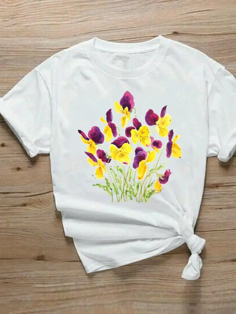 T-shirts Sweet Cute 90s Flower Clothing Fashion Shirt Female Graphic T Top Women Print Summer Short Sleeve Cartoon Tee T-Shirt
T-shirts Sweet Cute 90s Flower Clothing Fashion Shirt Female Graphic T Top Women Print Summer Short Sleeve Cartoon Tee T-Shirt
