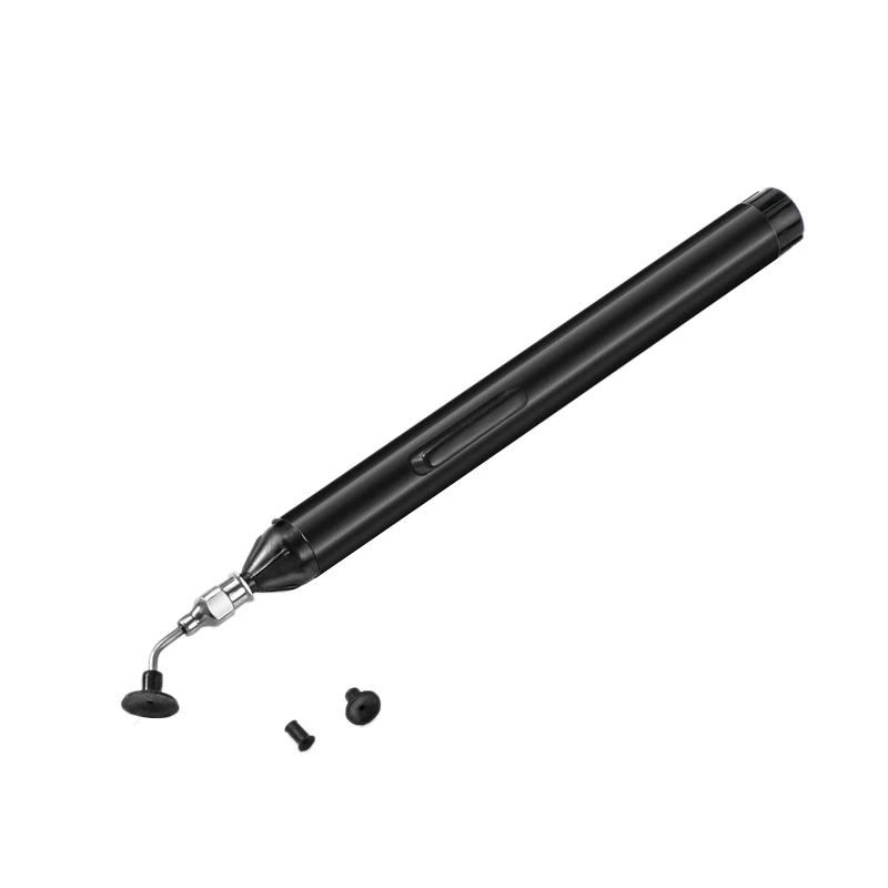 Vacuum Sucking Pen Suction Remover Sucker IC SMD Tweezers Pick Up Tool Soldering Tool Desoldering With 3 Suction Head
Vacuum Sucking Pen Suction Remover Sucker IC SMD Tweezers Pick Up Tool Soldering Tool Desoldering With 3 Suction Head
