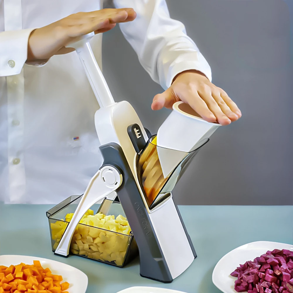 Lazy Person Slicer Kitchen Knife Multi-function Vegetable Cutter Manual Grater Gadgets with Adjustable 304 Stainless Steel Tools
Lazy Person Slicer Kitchen Knife Multi-function Vegetable Cutter Manual Grater Gadgets with Adjustable 304 Stainless Steel Tools