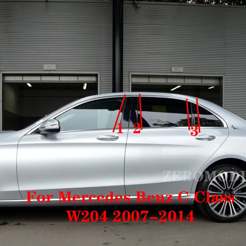 For Mercedes Benz C Class W204 2007-2014 Car Gloosy Black Middle Window B C Center Pillar Sticker Central Frame Strip Accessorie
For Mercedes Benz C Class W204 2007-2014 Car Gloosy Black Middle Window B C Center Pillar Sticker Central Frame Strip Accessorie
